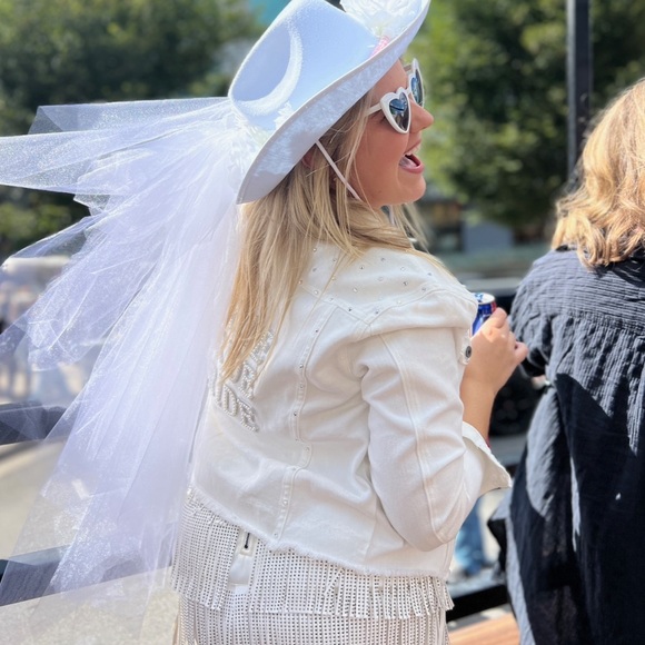 Bride Jean Jacket - size Large - Picture 4 of 6